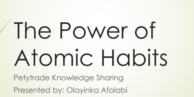 Atomic Habits by Olayinka Afolabi